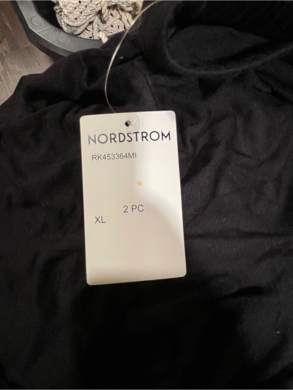 Nordstrom Rack Black Two-Piece Set with Tag - Picture 3 of 3